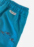 Zeus - Coyote printed swim shorts - Blue - Thorsun