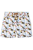 Zeus - Toucan printed swim shorts