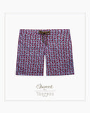 CHARVET x THORSUN - Burgundy - Dotted Checks