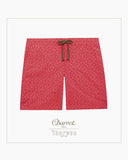 CHARVET x THORSUN - Red Tonal - Floating Squares