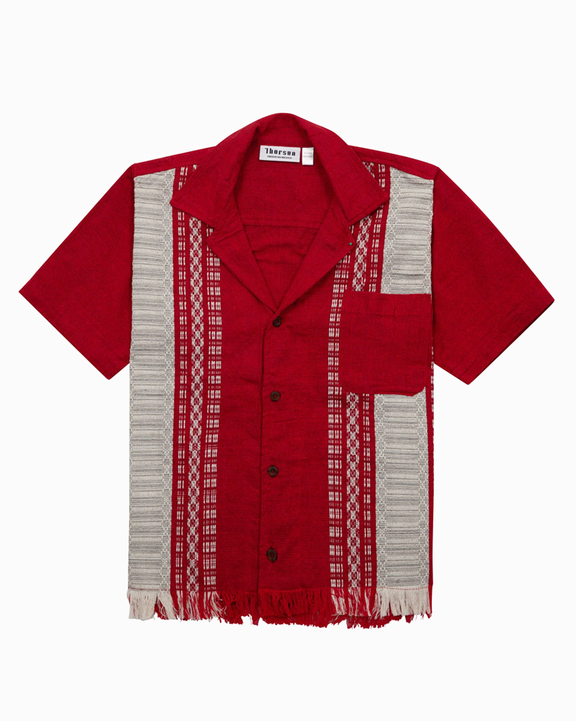 Serape Shirt - Short Sleeve - Red