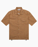 Camp Safari Shirt - Oaxacan Stripe - Brown Tonal