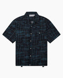 Camp Safari Shirt - Modern Plaid - Black/Blue