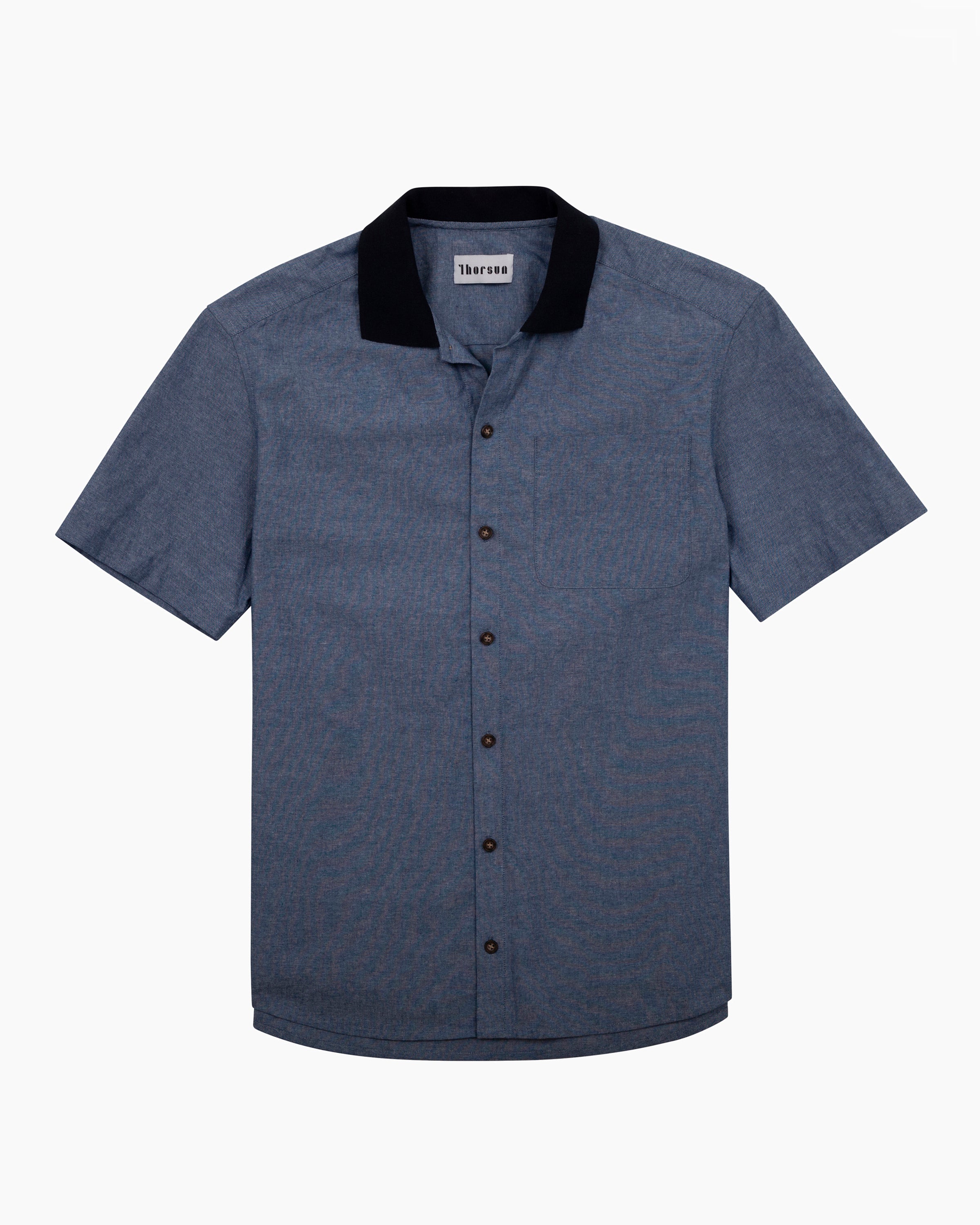 Modern Polo - Short Sleeve - Chambray Blue