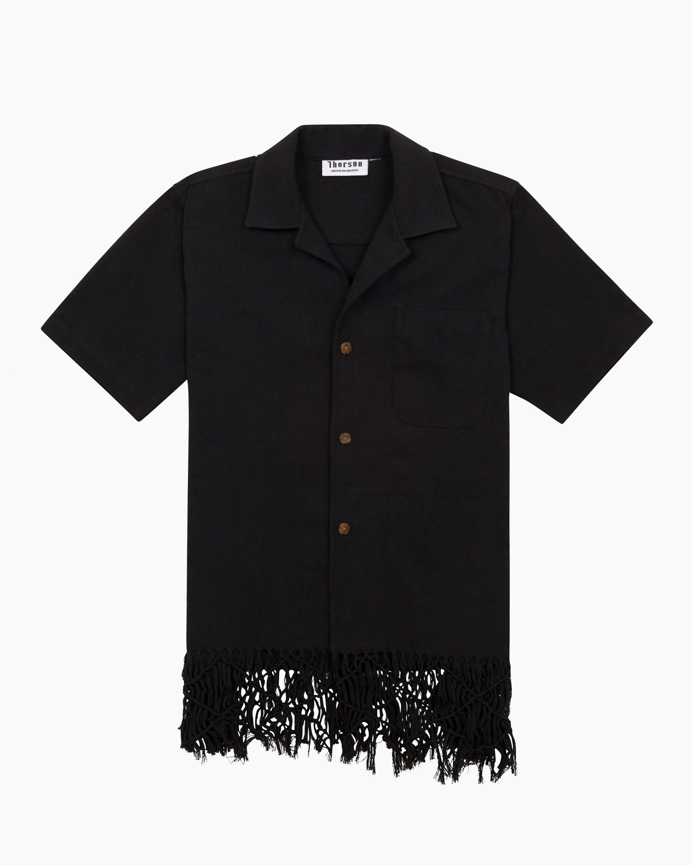 Serape Shirt - Short Sleeve - Black