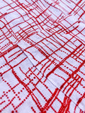 Modern Plaid - Short Sleeve - Red & White - Thorsun