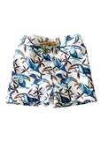 Zeus - Toucan printed swim shorts - Blue
